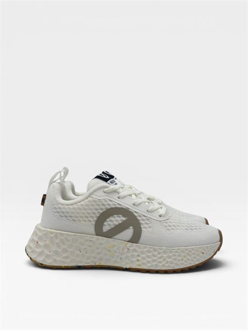 Sneakers in tessuto tecnico total white NO NAME | CARTER FLYMESH RECYCLEDWHITE/GREGE